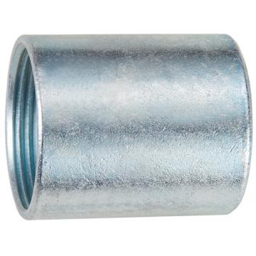 Quality NPT Rigid Threaded Coupling , White Galvanized Threaded Conduit Fittings for sale