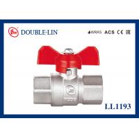 Quality 1/4 " To 1 1/4 " Female X Female Long Thread 25 Bar Brass Ball Valve With T for sale