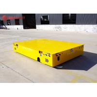 China Customized Trackless Transfer Cart Battery Lift Table Trolley On Cement Floor factory