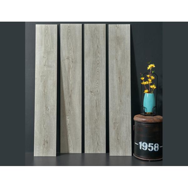 Quality 25x150cm 4Pcs Wooden Porcelain Tiles Glazed Building Materials Polished 9.5mm for sale