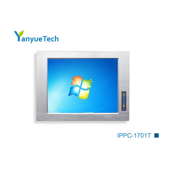 Quality IPPC-1701T 17" Industrial PC Touch Screen Monitor 1 Extended Slot Support I3 I5 for sale
