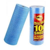China Perforated Lint Free Cloth Roll Non Woven For Kitchen Cleaning factory