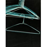China Metal Wire Rod Wire Clothes Hangers , Diameter 6.5mm Blue / White Wire Hangers for sale