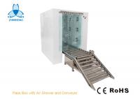 China Anti - Static Pass Box Clean Room And Stainless Steel 304 Conveyor For Passing Goods factory