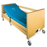China Hospital Electric Five Functions Wooden Home Care Patient Nursing Bed factory