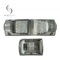 China Silver Simple Design Coffin Corner With Metal Rod Set Coffin Handle Wholesale 8#S factory