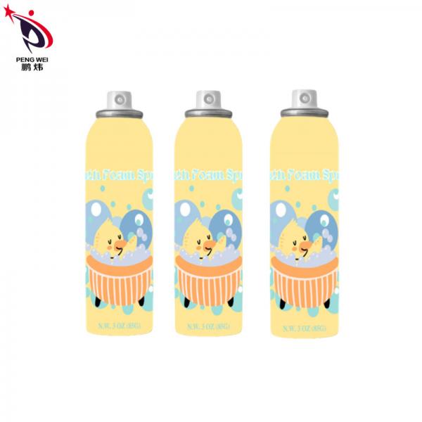 Quality ISO14001 Foam Bubble Bath Spray Nontoxic 85g Practical For Body for sale