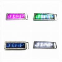 China Programmable LED Belt Buckle for Sale factory