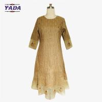 China Woman long western dance costume peacock style wholesale bulk women's slim fit retro dress with low price factory