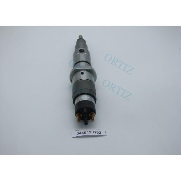 Quality Black / Silver Color Vectra C Diesel Injectors Steel Material 0445120182 for sale