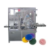 China Plastic pp cap ring liner inserting machine 2 in 1 cap assembly machine with 4 heads for sale