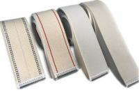 China White Woven Folding Cotton Belt / Folder Machine Belt 2mm Thickness factory