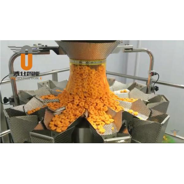 Quality 120bag/Min High Accuracy Multihead Weigher Packing Machine For Cheese And Onion for sale