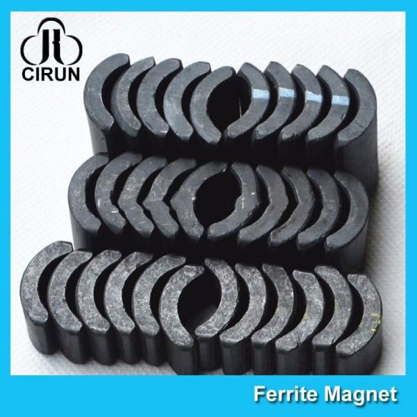 Quality Powerful Ceramic Ferrite Arc Magnet Sintered Permanent Magnets Customized for sale