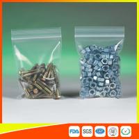 Quality Clear Packing Ziplock Bags For Hardware Packaging , Plastic Bag With Zipper for sale