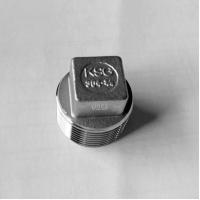 Quality Stainless Square Head Plug Threaded , ASTM A351 SS Tube Fittings for sale