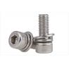 China Stainless Steel Knurled Socket Head Cap Screws With Spring And Plain Washers SEMS Screws factory