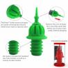 China Christmas Creative Silicone Wine Bottle Stopper , Bordeaux Dome Shape Silicone Wine Corks factory