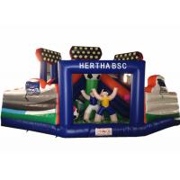 China Inflatable Fun City Football Games Theme For Amusement Park  / Big Party Inflatable Fun Factory factory