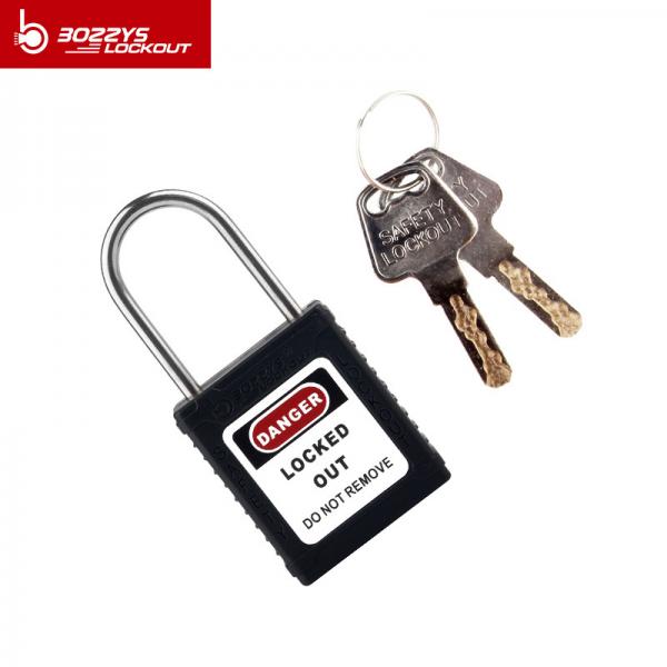 Quality Durable Safety Lockout Padlocks Stainless Steel Shackle Nylon Body With Master for sale