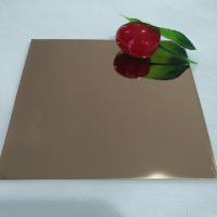 China high quality rose gold mirror SS304 sheet decorative 4x8 stainless steel sheet 0.6-1.5mm thickness factory