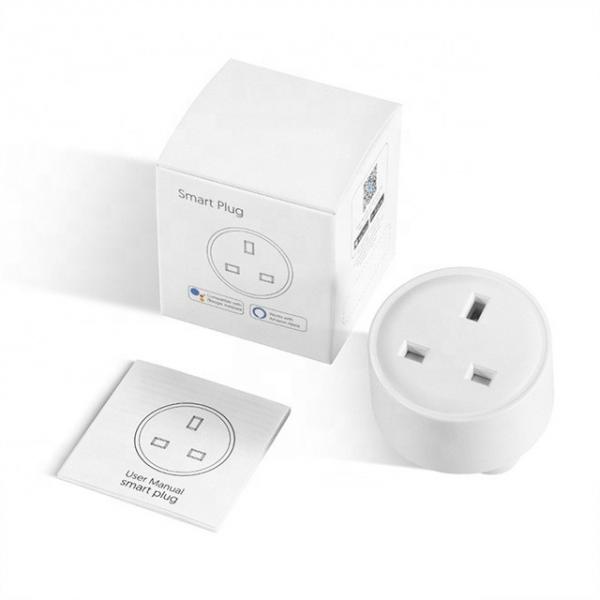 Quality 10A AC100V Smart Plug Socket UK Tuya Power Plug Alexa And Google Assistant for sale