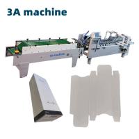 China 3A PLC Auto Lock Bottom Folder Glued Machine for Presentation Folder Manufacturing factory