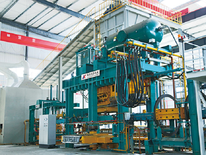 Quality Static Pressure Moulding Line , Flask Moulding Line Machine Complex Castings for sale