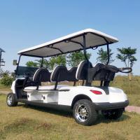 China 30km/H - 50km/h 4 Wheel Electric Golf Cart Lithium Battery 6 Seater Golf Buggy factory