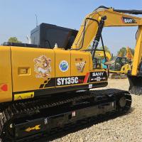 Quality Hydraulic Used Crawler Excavator Equipment Sy135cpro With Low Working Hours for sale