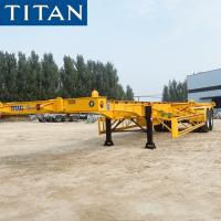 China 40ft Container Transport Chassis 2 Axle Container Chassis Price factory