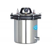 China Electric / LPG Heated Small Autoclave Sterilizer With Double Scale Indicator Pressure Gauge factory