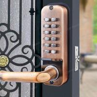 China Courtyard Gate Mechanical Code Smart Sliding Door Lock Security With Single Latch Mortise for sale