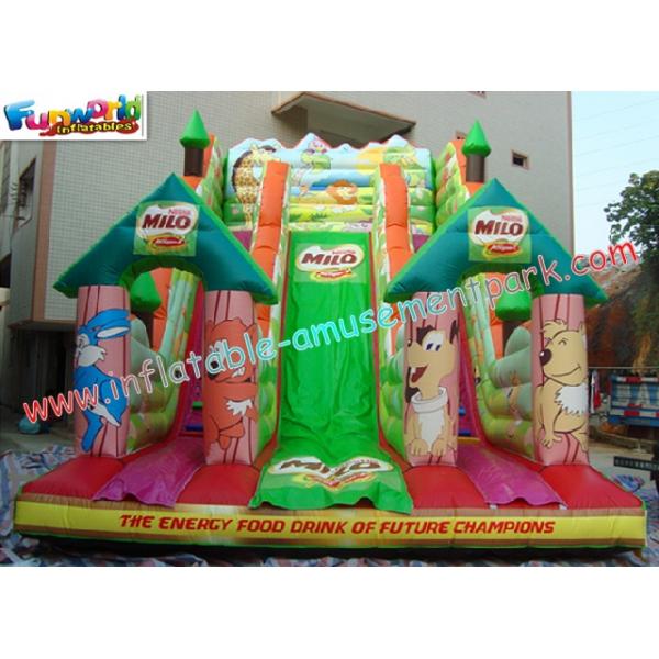 Quality Kids Outdoor Large Inflatable Commercial Inflatable Dry Slide for rent, home use for sale