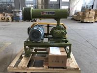 China 1.5KW-15KW BK Type Three Lobes Roots Blower Of Army Green With Low Noise Economical Energy Consumption factory