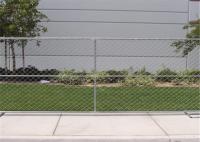 China Self Supporting Temporary Chain Link Fence , Fully Welding Temporary Security Fence Panels factory