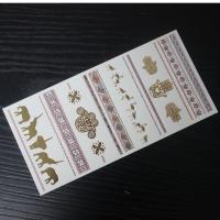 china wholesale gold tattoo sticker jewelry chain ring sticker