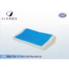 China Classic Cooling Aqua Gel Pillow Memory Foam Spandex Cover , Gel Cooled Pillow factory