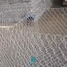 China Stone Cages Hexagonal Wire Netting PVC Coated Gabion Box Silver Color factory
