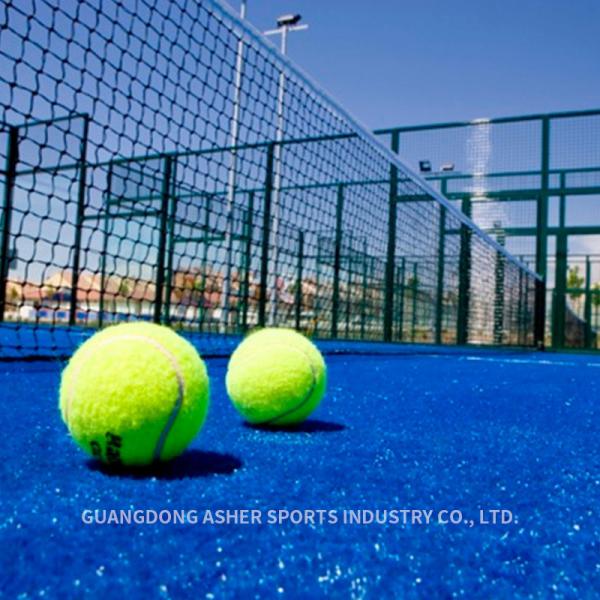 Quality Oem Custom Padel Tennis Courts Multi Color Panoramic  SBR Latex Backing for sale