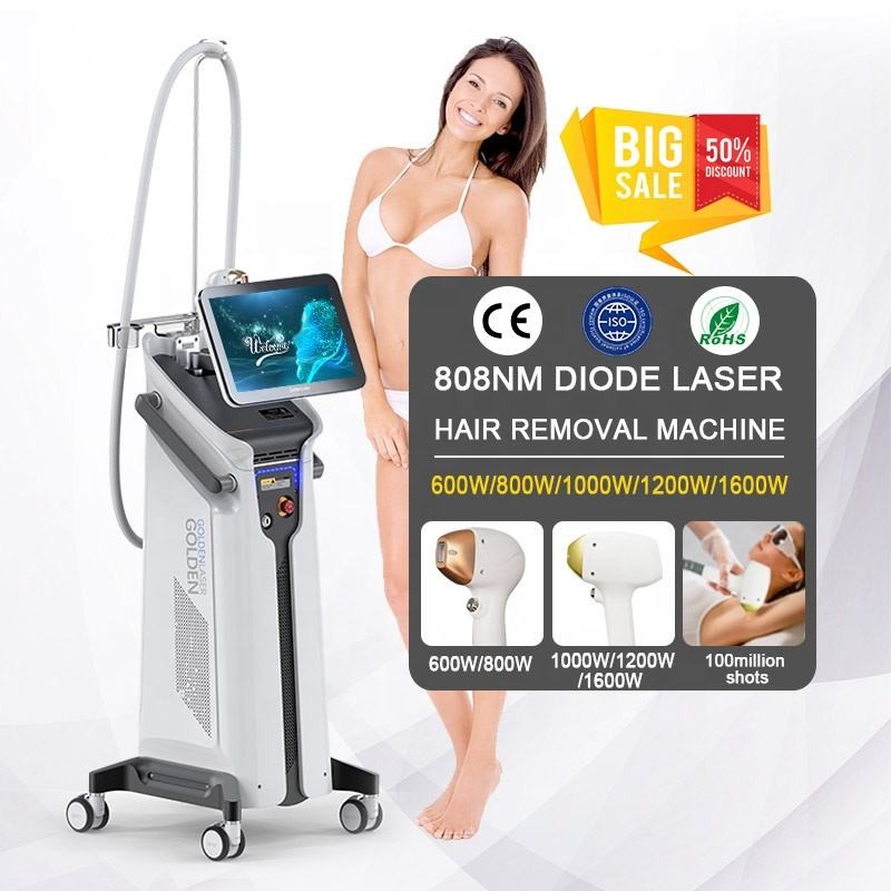 China High Powered Diode Laser Hair Removal Machine 3500W Output Powers 1-120J/Cm2 Fluence factory