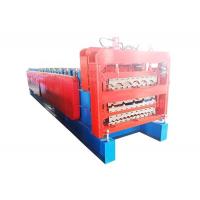China 3 Profiles Tile Roofing Three Layer Roll Forming Machine IBR Sheet factory