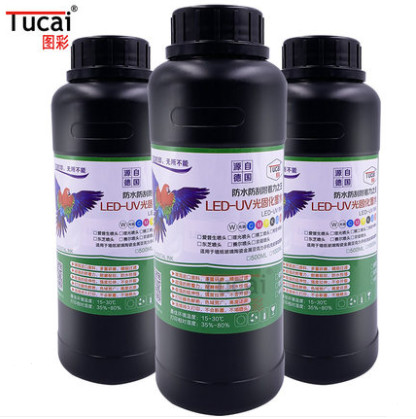 Quality No Plug Low Smell UV Printer Ink Led Uv Curable Ink For Epson RTX800 DX5 DX7 DX10 for sale