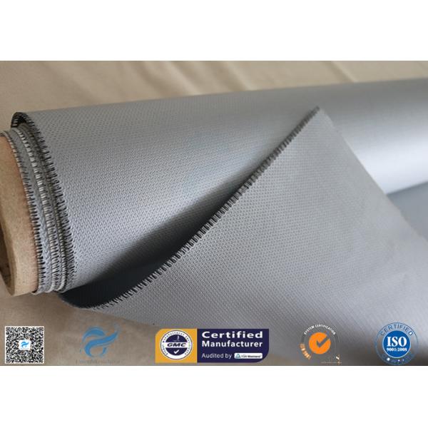 Quality 18OZ Heat Insulation 3732 E - Glass 0.45mm Silicone Coated Fiberglass Fabric for sale