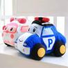 China 25cm Eco Friendly Cotton Polly Ambulance Plush Police Car Boy Gift factory