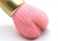 China Cute Pink Heart Shape Powder / Blush Makeup Brush With Nature Goat Hair factory