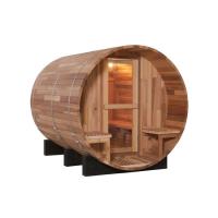 Quality SASO Garden Wood Barrel Sauna Room ODM Sauna Outdoor Barrel for sale