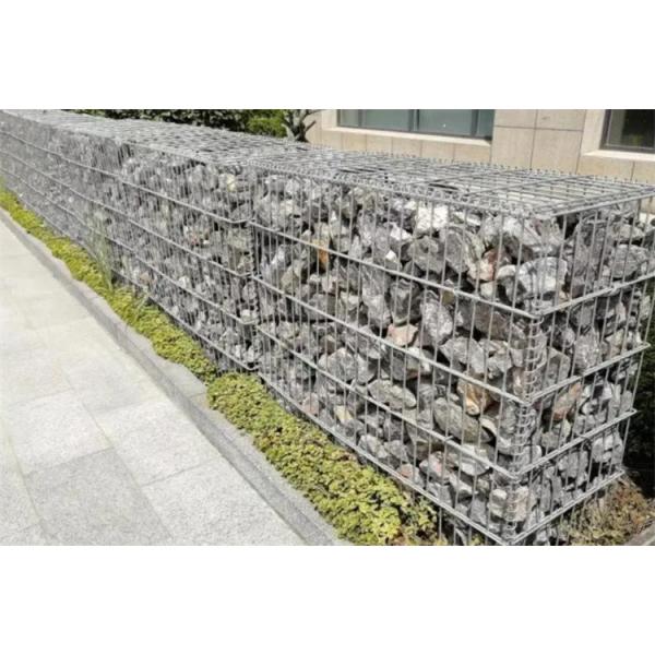 Quality Galvanized Iron Welded Gabion Box Stone Cages For Garden Walls for sale