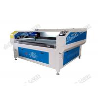 China Leather Llabel Laser Cutting Machine Trademark Automatic Edge Tracking Laser Cutter factory