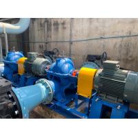 China industrial 49-98m Head Single Stage Double Suction Centrifugal Pump 3096m3/H for sale